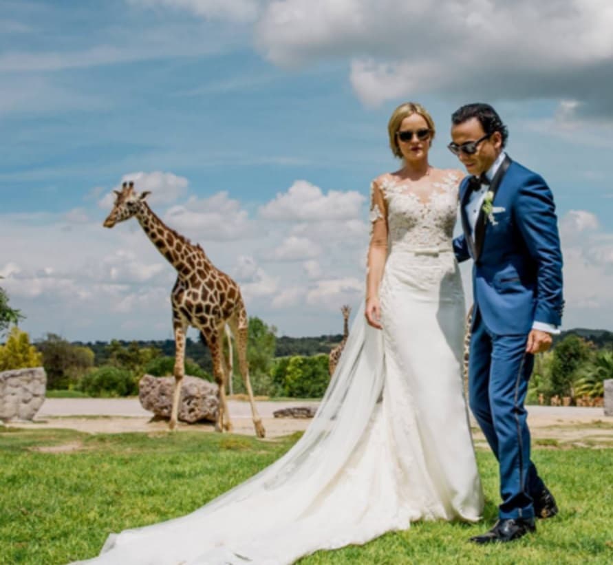 Ésta es la primera vez que un famoso se casa en este lugar que poco a poco se ha puesto de moda entre las listas de mejores lugares para casarse en México.