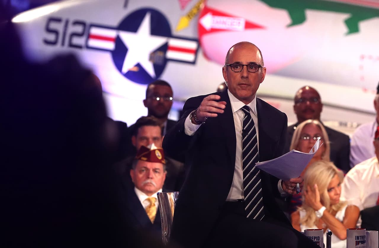 Los cinco errores de Matt Lauer: por qué fracasó el moderador del foro presidencial