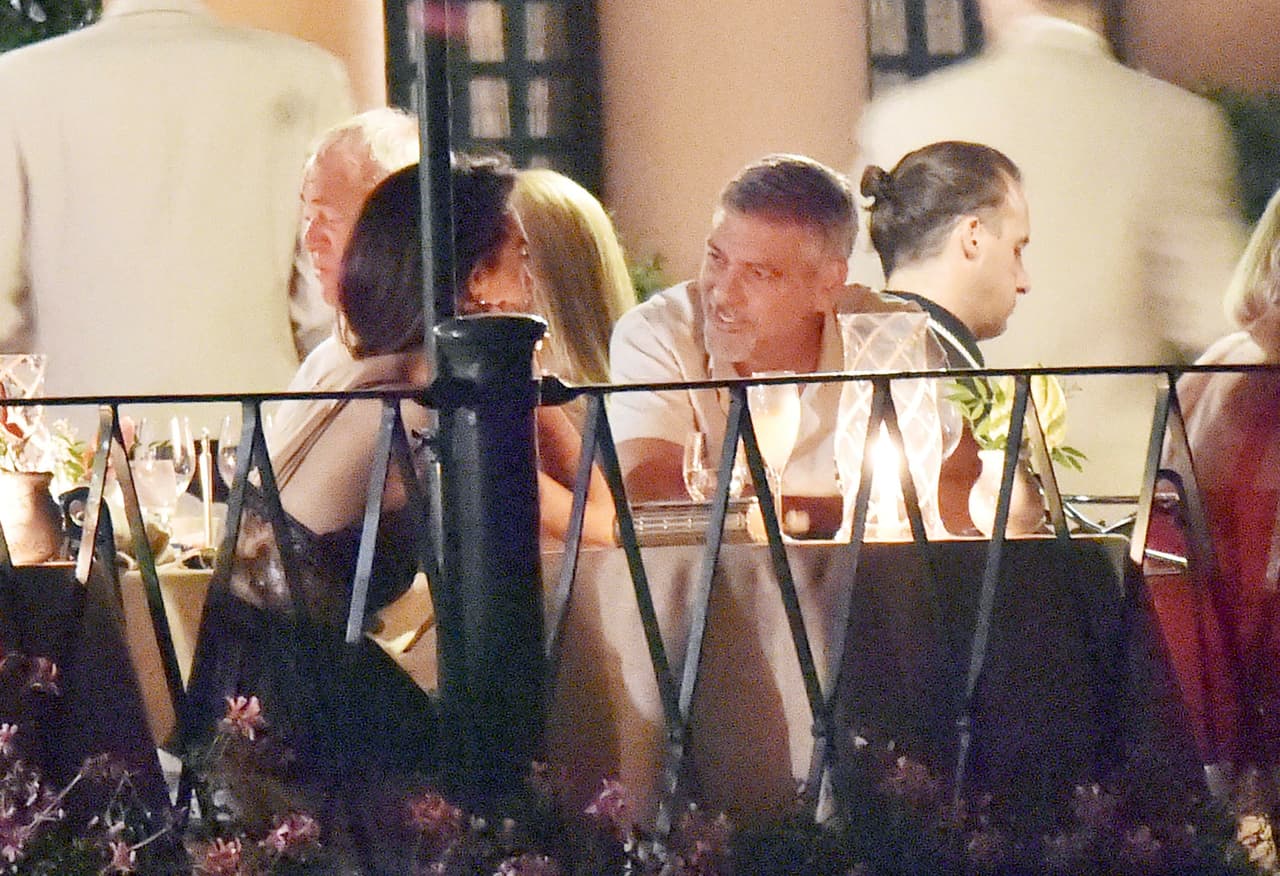 Los paparazzi los captaron en un restaurante de Portofino.