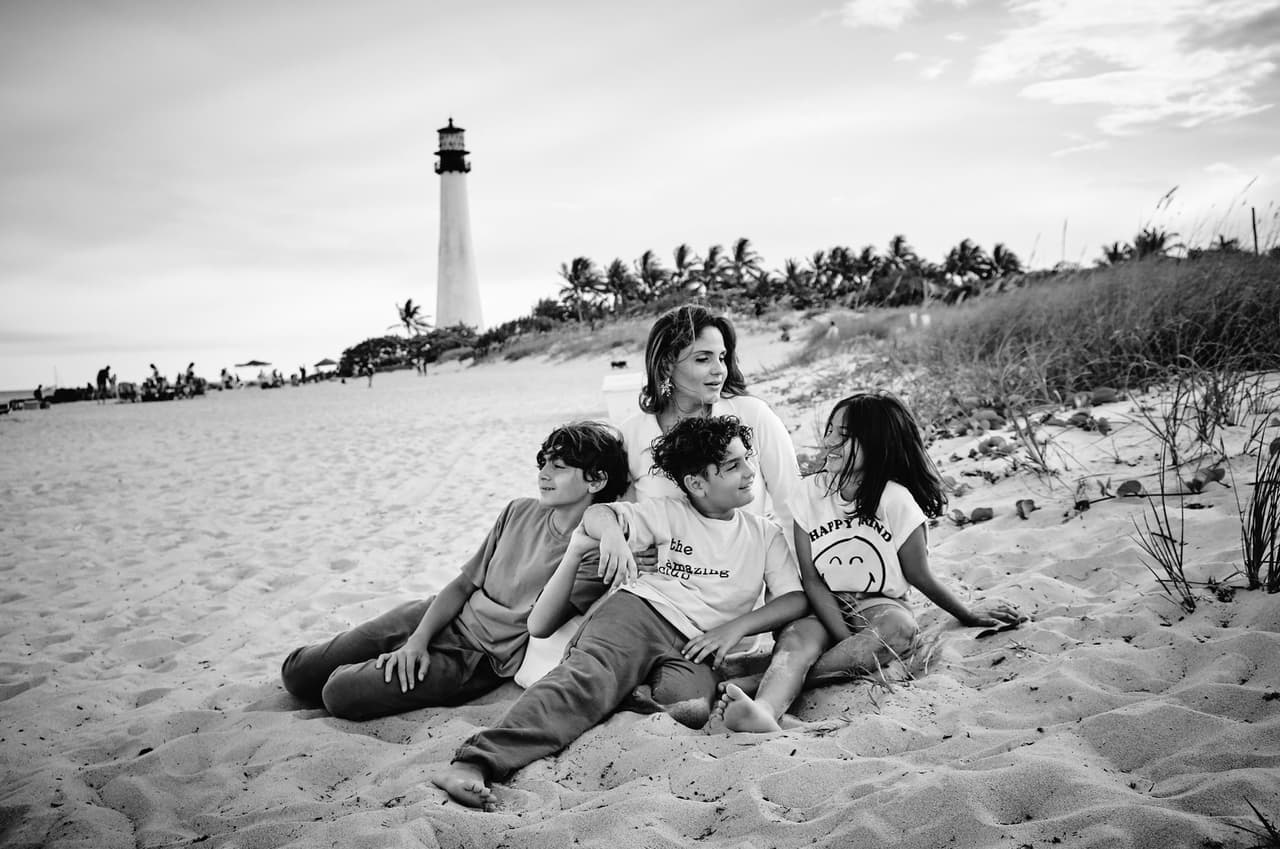 Su familia es el círculo donde vive los momentos más plenos.