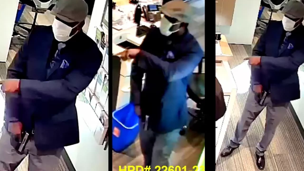 ¿Lo reconoces?: Es sospechoso de robar al menos dos bancos en el área de Houston