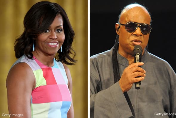 El pasado 25 de julio Michelle Obama inauguró al lado de Stevie Wonder las Olimpiadas Mundiales en Los Ángeles.