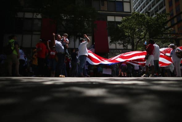 En el evento llamado "Este es el momento" se "trata de presionar a los congresistas para que presenten ya un borrador de una reforma migratoria.