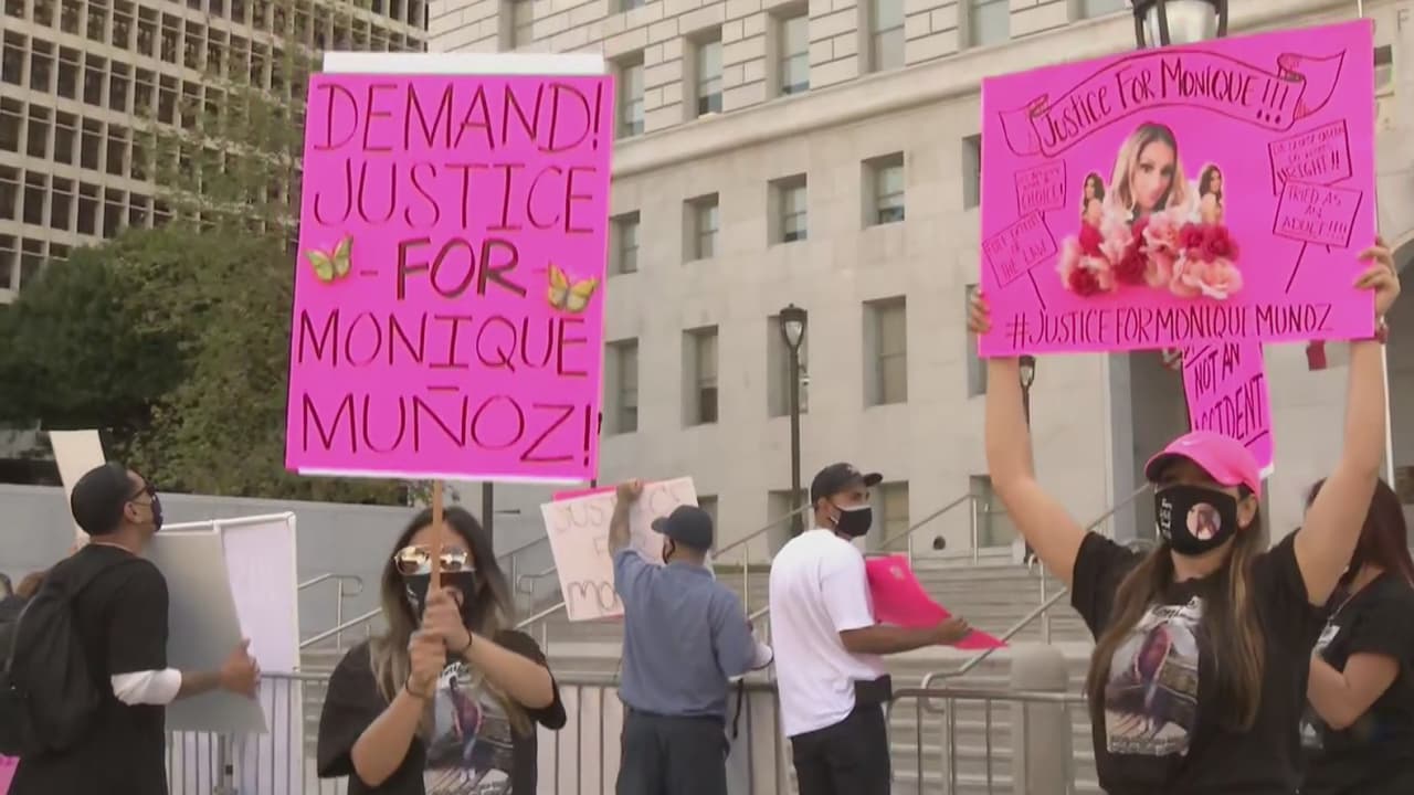Con una protesta exigen justicia por la muerte de Monique Muñoz, quien fue embestida por un Lamborghini