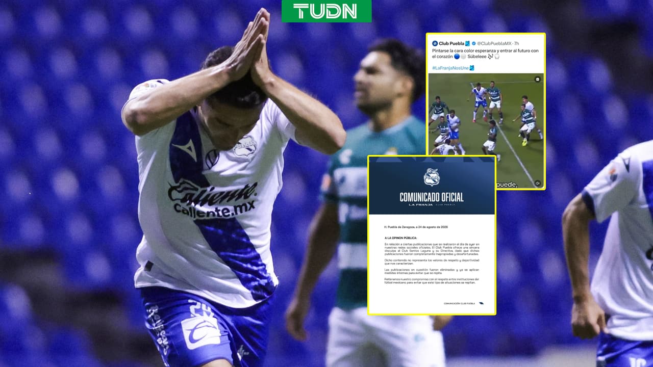 Puebla se disculpa con Santos por compartir polémico video