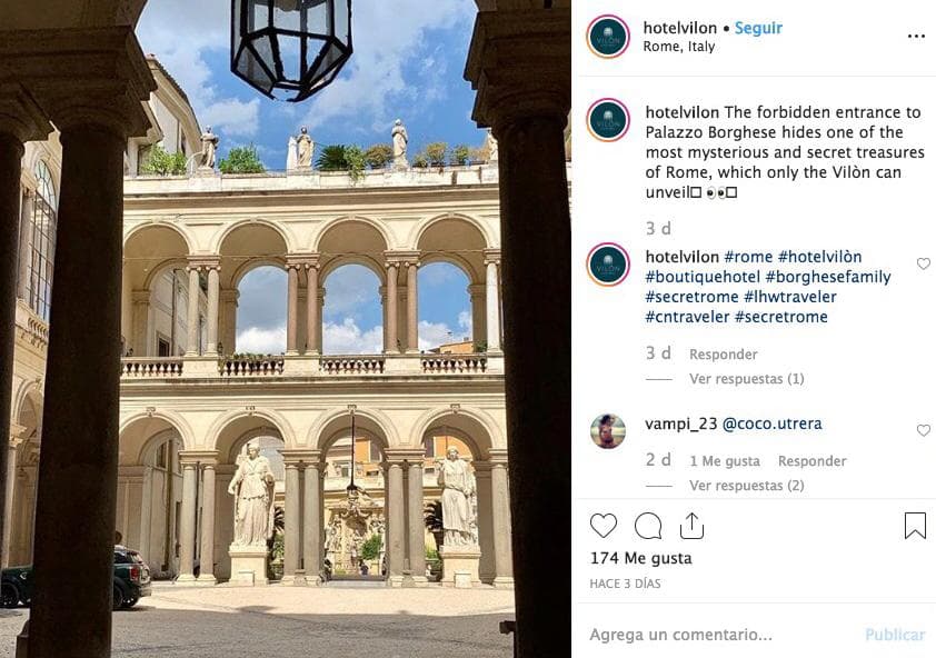 Se cree que Meghan y Harry pernoctaron dos noches en la Suite Borghese del hotel boutique, que ha sido reservada durante la celebración de la boda, según detalla el periódico británico 
<a href="https://www.dailymail.co.uk/news/article-7489021/Exclusive-1-200-night-hotel-Prince-Harry-Meghan-Markle-staying-Rome.html" target="_blank">Daily Mail</a>.