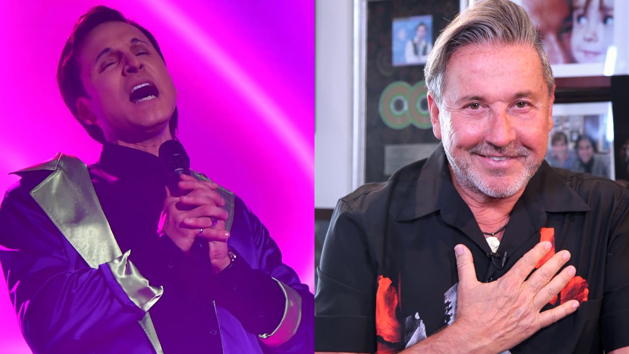 A él también se le aplicó una prótesis especial en la nariz y una peluca, mientras que su vestuario fue idéntico al que Montaner usó cuando interpretó 'Tan Enamorados' en Premio Lo Nuestro 1989.