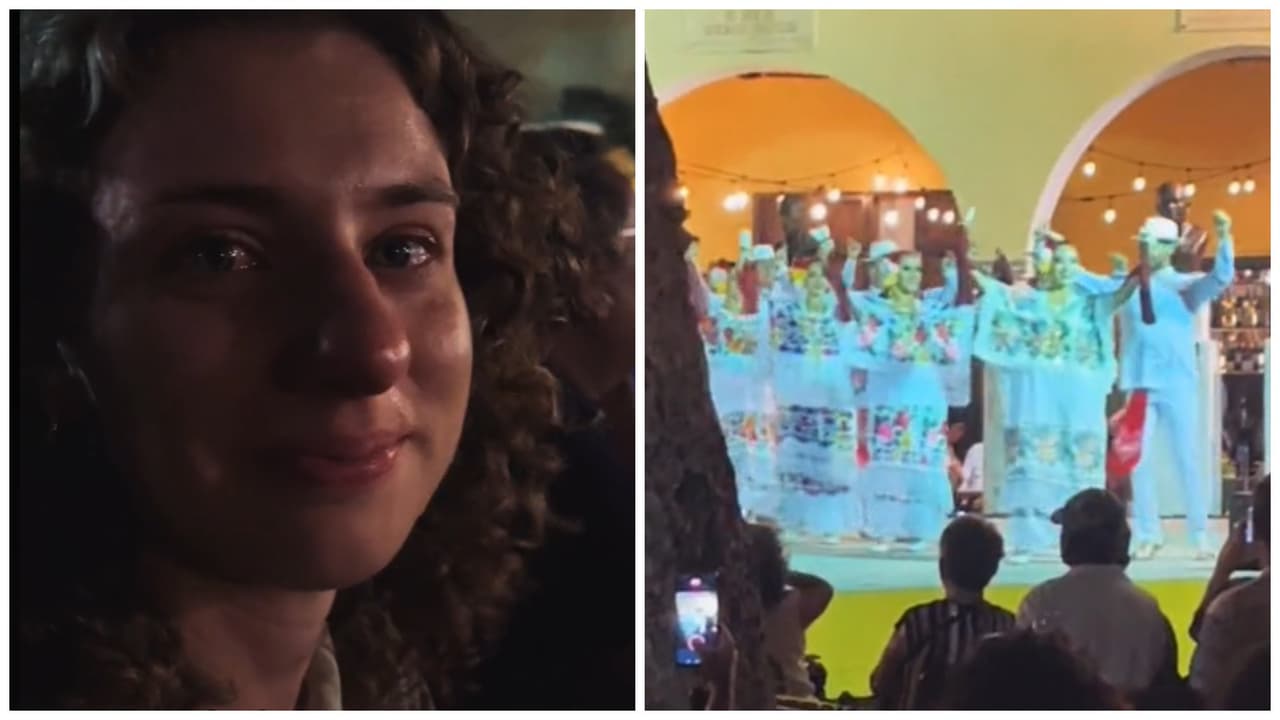 Europea ve danza folklórica en México y no puede contener el llanto: video se hace viral