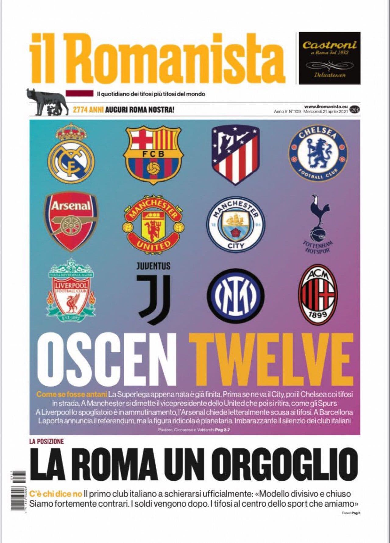 Tras varias horas de incertidumbre en el futbol europeo, el día de hoy se ha hecho oficial la suspensión del proyecto de la Superliga europea.