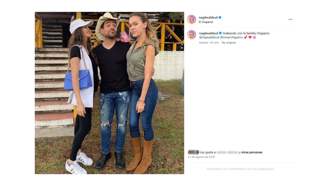 Nagibe Abbud de vez en cuando publica fotografías con su tío.