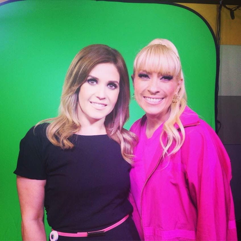 Grbando con la hermosa 
<a href="http://www.univision.com/temas/yuri">Yuri</a>.