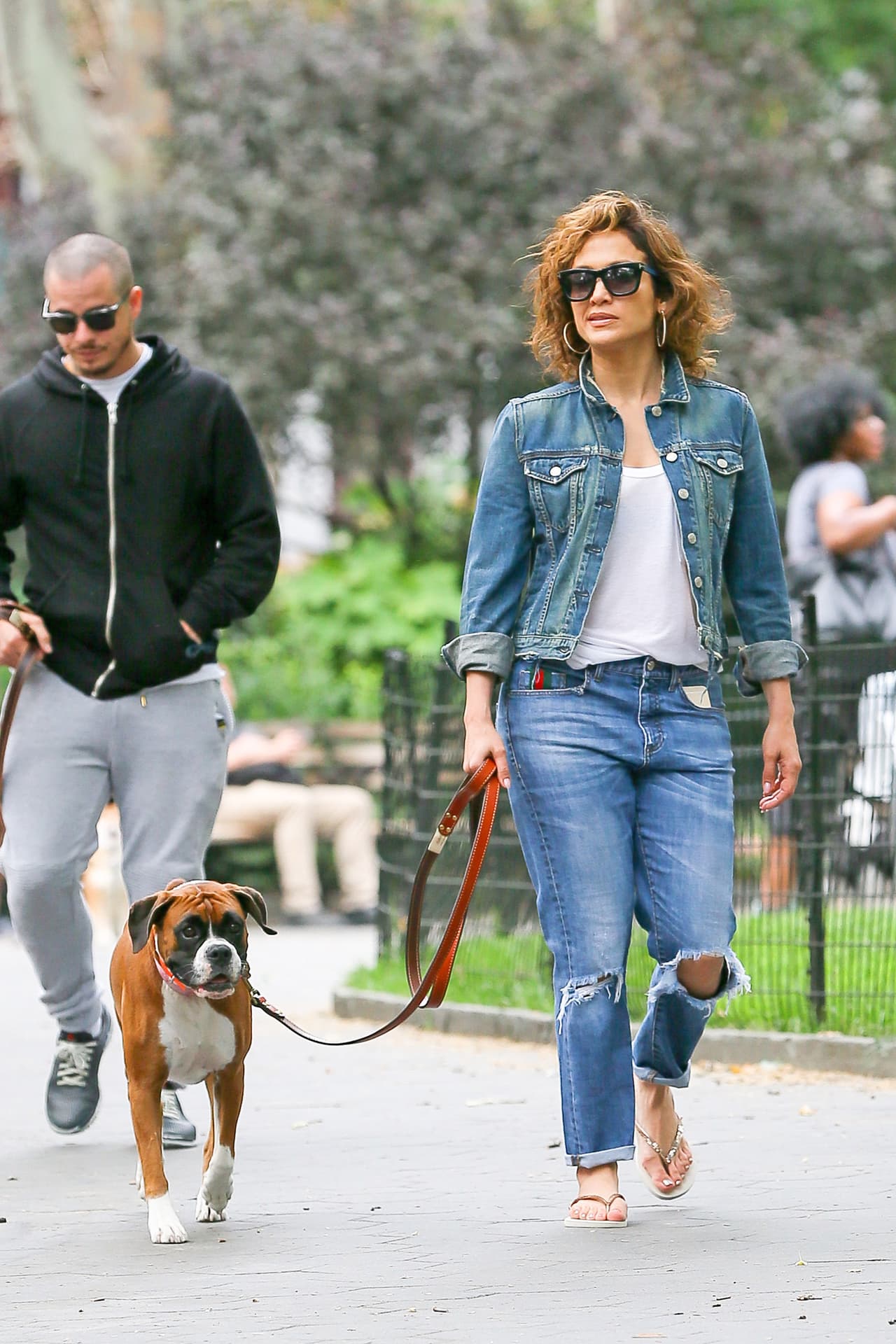 También los hijos de JLo, Max y Emme, son fanáticos de Bear y Roxy.