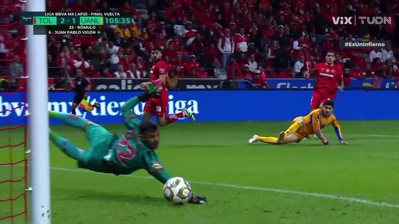 ¡Nico Ibañez se queda a centímetros de la novena de Tigres!