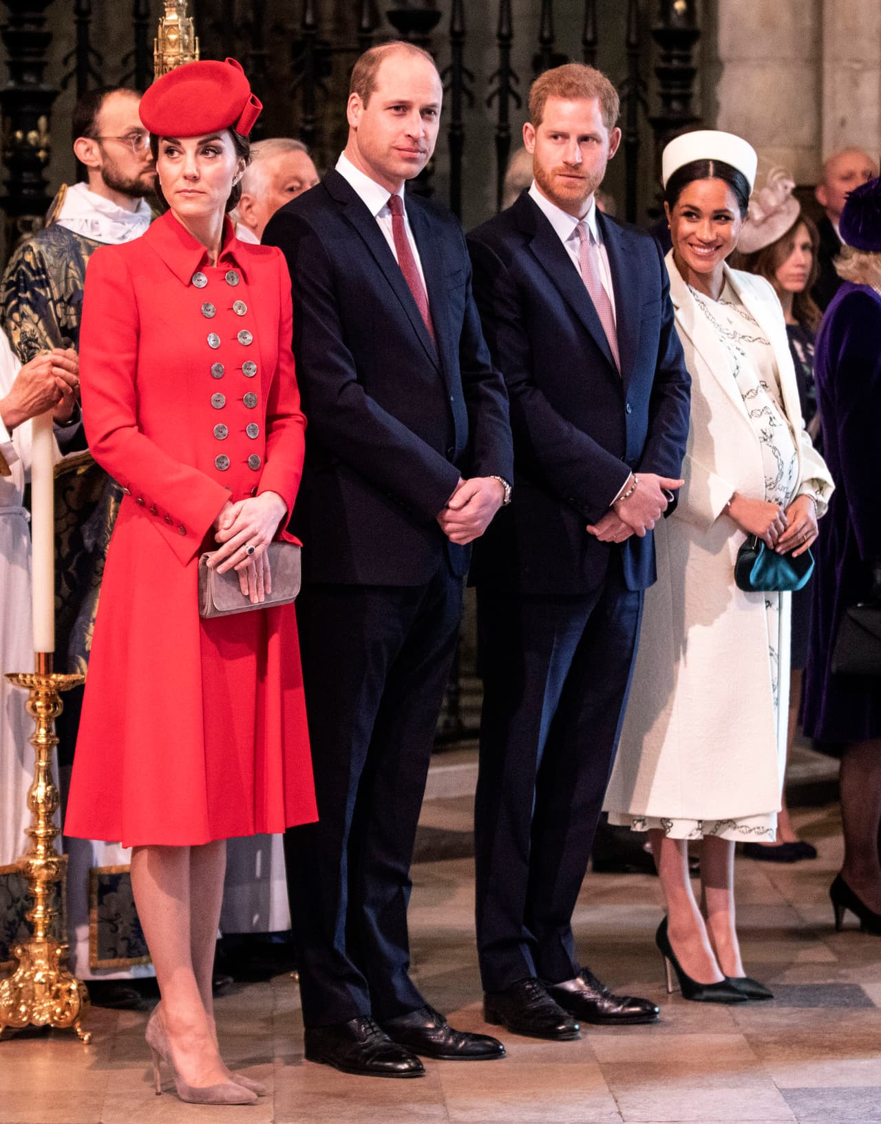 Es muy probable que la celebración del Día de la Commonwealth sea la última vez que los veamos juntos antes del nacimiento del primer hijo del príncipe Harry y Meghan Markle, que será a finales de abril o principios de mayo.