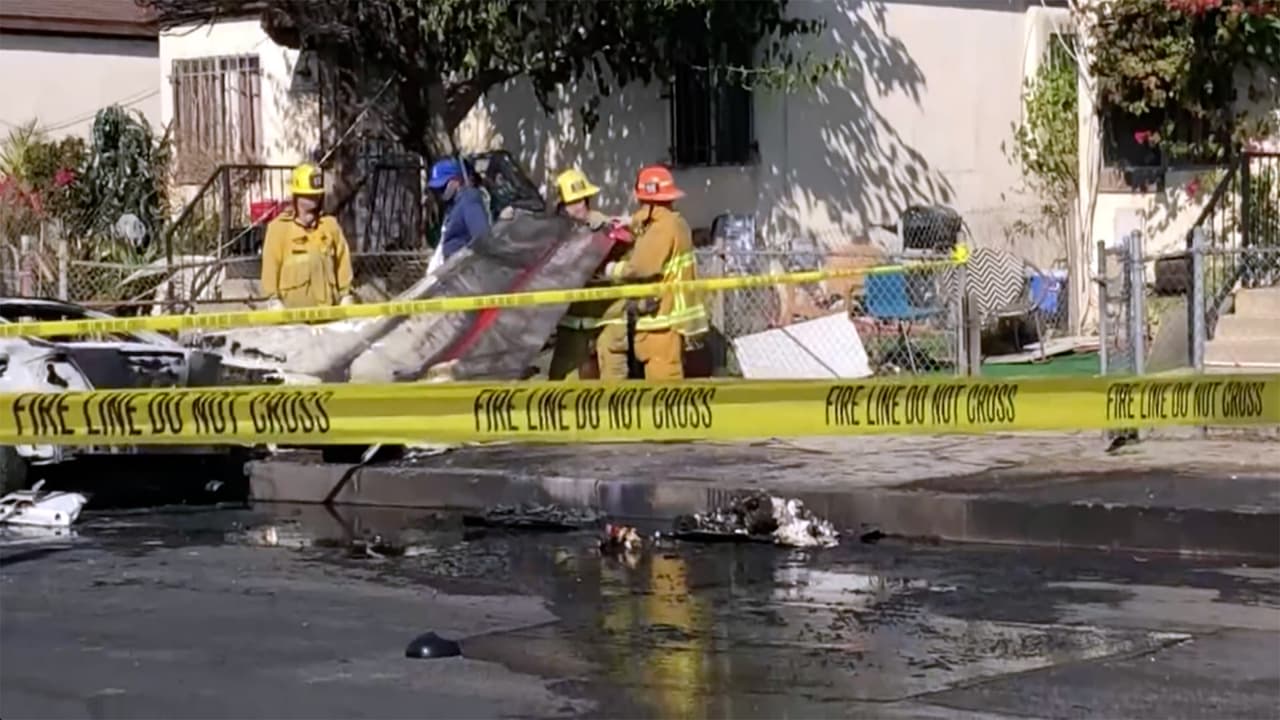 Piloto del accidente aéreo de Pacoima dijo que el motor perdía potencia antes de aterrizar