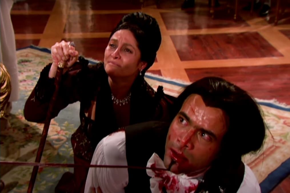 El final del personaje, interpretado por Luis Roberto Guzmán, llegó gracias a un duelo de espadas. Una batalla sumamente sanguinaria, no apta para estómagos sensibles.