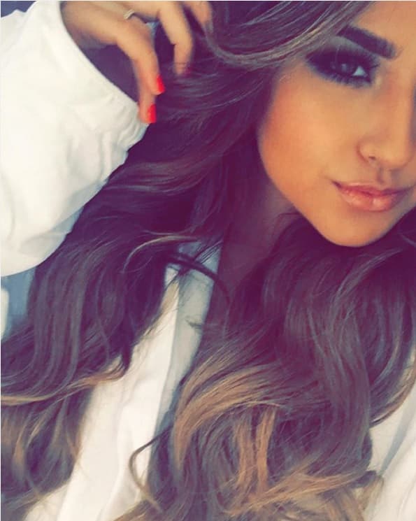 Además es muy coqueta y le encanta consentir a sus 3.8 millones de 'followers' que tiene en Instagram con imágenes como esta.