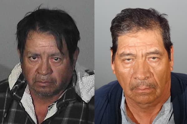 Francisco Flores (izquierda) y Guillermo Chávez (derecha) van a prisión por operar una banda de contrabando de productos reciclables.