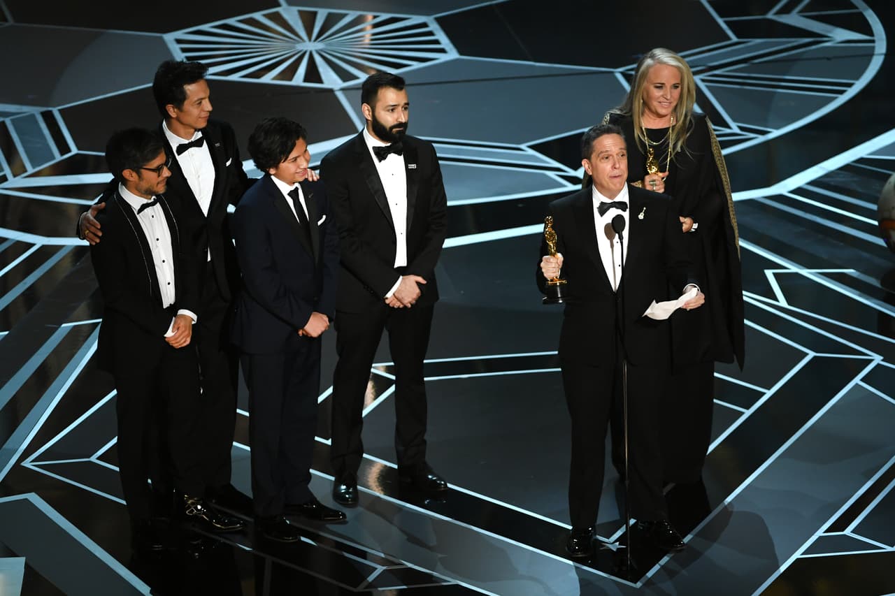 <b>‘Coco’</b> ganó el premio de mejor película animada y lel filme chile, ‘
<b>Una mujer fantástica’</b>, fue la mejor película de habla no inglesa.
<br>