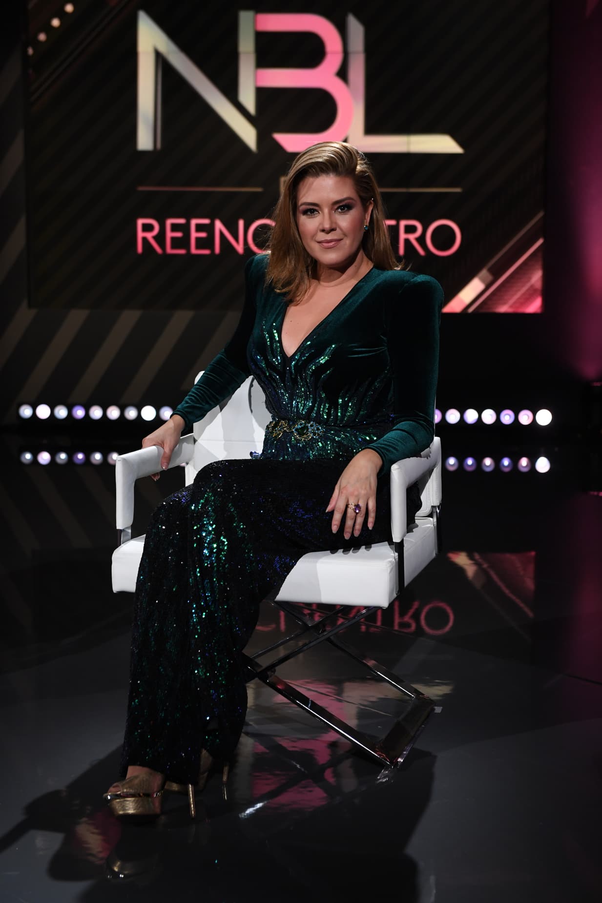 Alicia Machado fue otra de las invitadas especiales de la noche, ya que la ex Miss Universo 1996 fue parte de la primera mesa de jueces de Nuestra Belleza Latina en 2007.