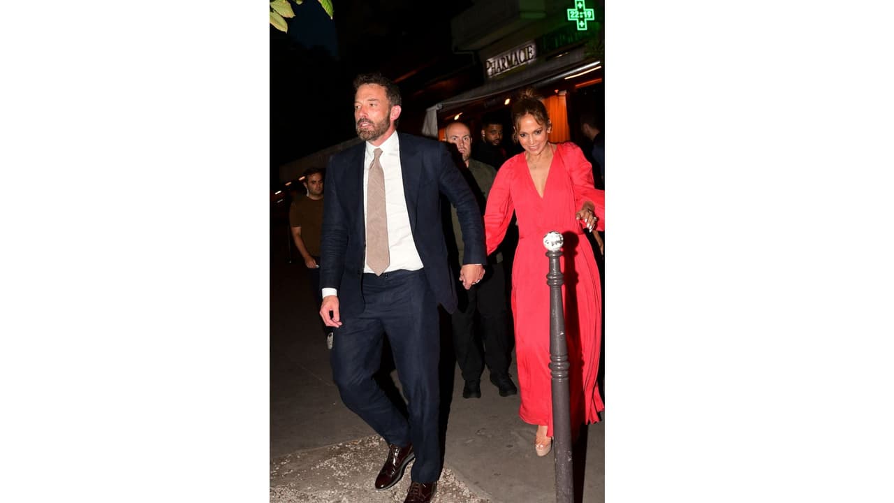 Jennifer Lopez y Ben Affleck en París