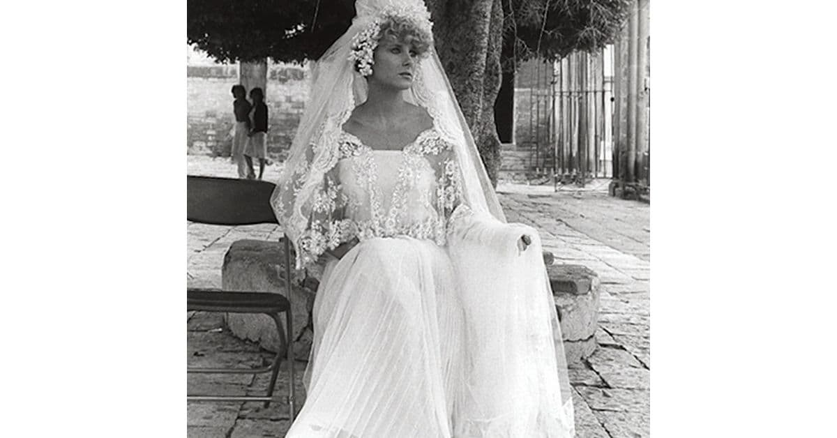 Christian Bach se enfundó en el vestido de novia que usó para la telenovela 'De pura sangre'