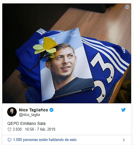 El futbolista argentino Nicolás Tagliafico, del Ajax holandés, respondió así.