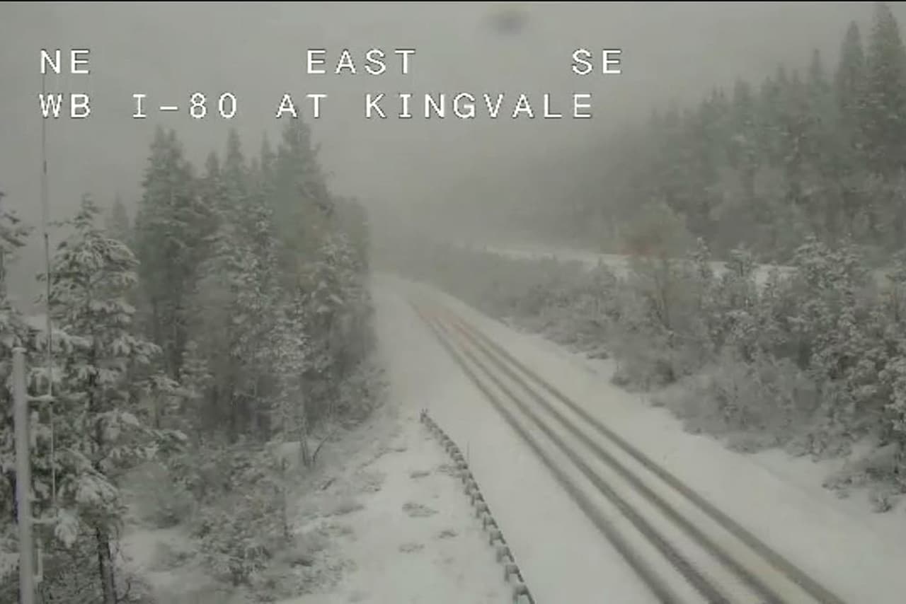 Tormenta en plena primavera trae lluvia, vientos y nieve al norte de California