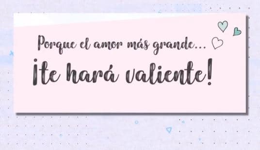 "Con mucha ilusión quiero compartir con ustedes un pedacito de mi corazón. Gracias por estar ahí. ¡Esto es para ti, Valiente!", compartió la actriz en uno de los clips.