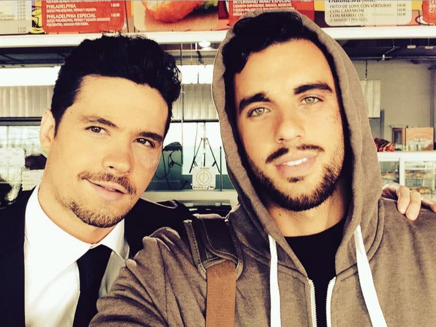 Eleazar Gómez y José Pablo son buenos amigos, pues tienen varios años de conocerse.