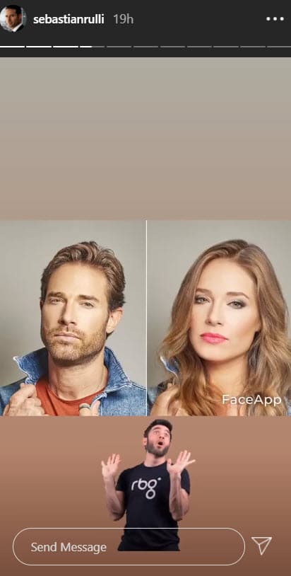 Mientras que su novio 
<b>Sebastián Rulli</b> demostró que sería una chica muy femenina.
