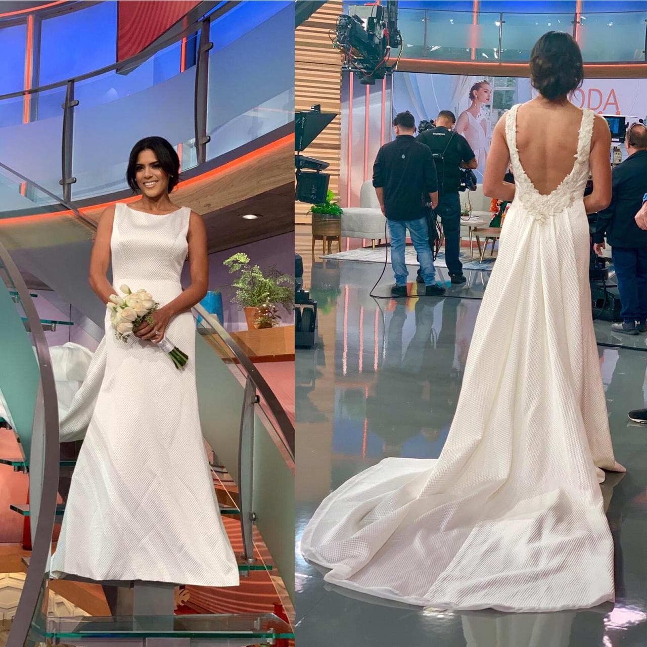 La prenda de estilo clásico que posó en exclusiva Francisca Lachapel desbordó elegancia y vanguardismo, así como lo vimos en el enlace real.