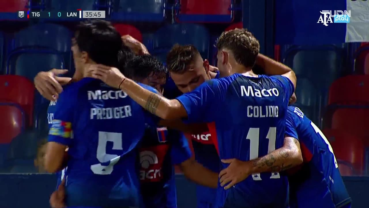 ¡Lo gana Tigre! Alexis Castro la pincha para abrir la cuenta sobre la Lanús