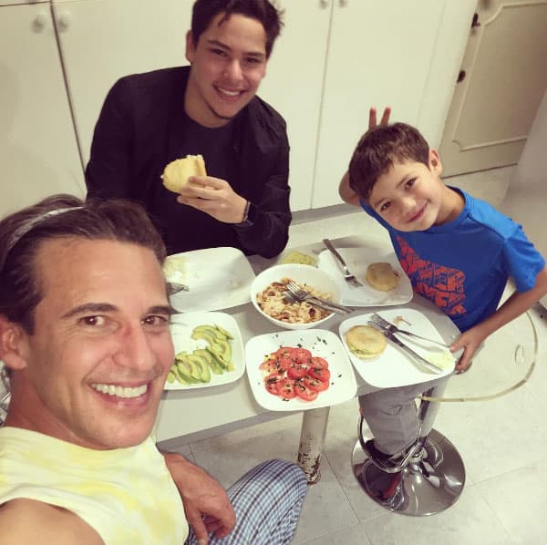 ¿Será que el pequeño Diego desarrollará la pasión por la actuación?