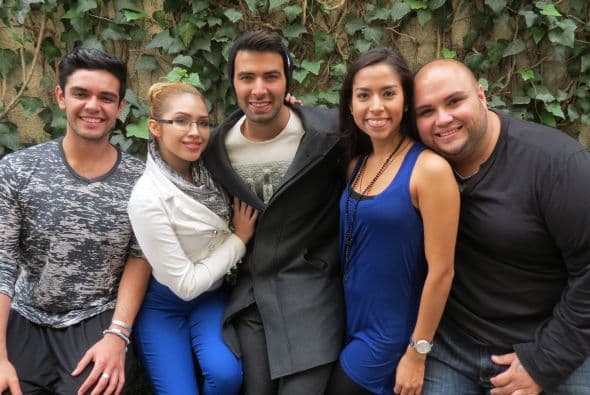 Y el capitán posando con algunos de sus pupilos.