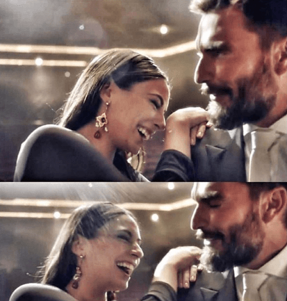 Una de las preguntas fue realizada por el actor 
<b><a href="https://www.univision.com/temas/julian-gil">Julián Gil</a></b>, actor con el que ha compartido créditos anteriormente y con quien actualmente protagoniza la telenovela '
<b><a href="https://www.univision.com/novelas/por-amar-sin-ley">Por amar sin ley</a></b>'.