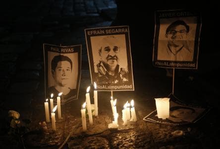 Paúl Rivas, Efraín Segarra & Javier Ortega.