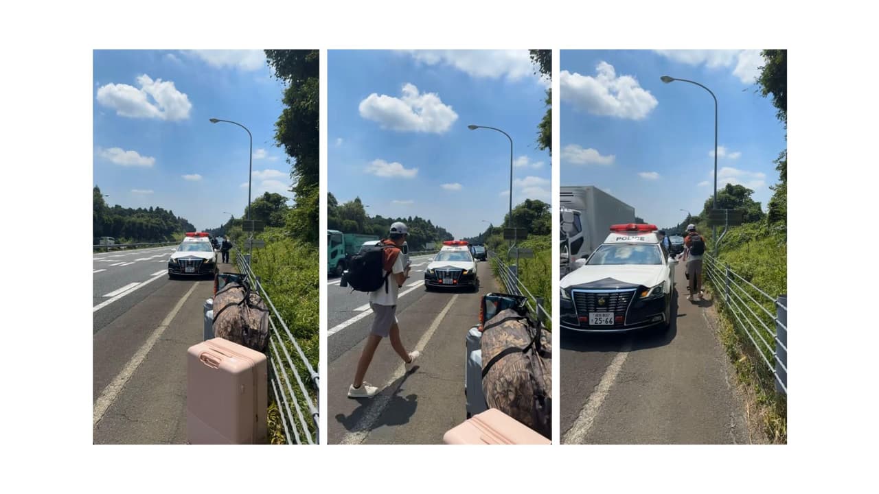 El auto en el que viajaba la actriz chocó con una roca.