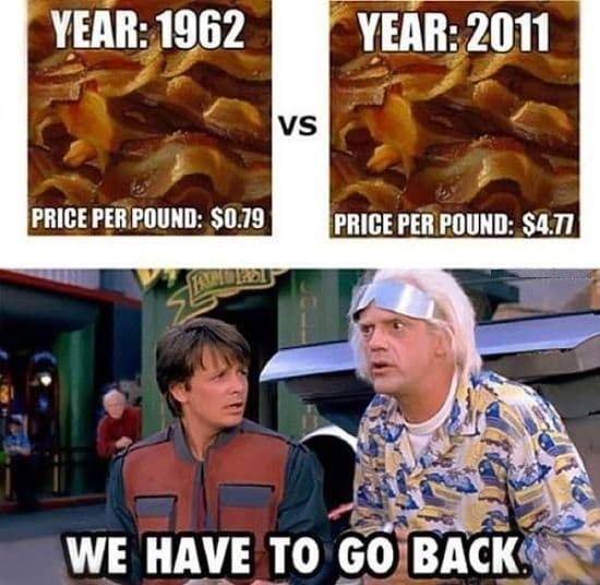 ¡Oh, el preciado tocino!