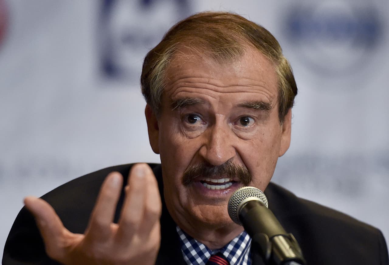 El expresidente mexicano Vicente Fox asegura que se 'vomita' en Felipe Calderón y lanza críticas a aspirantes