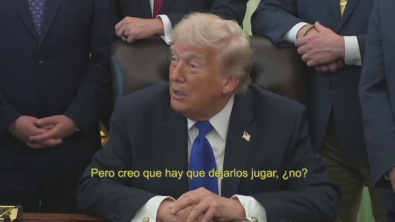 Trump reacciona así a la confirmación de Infantino sobre Irán