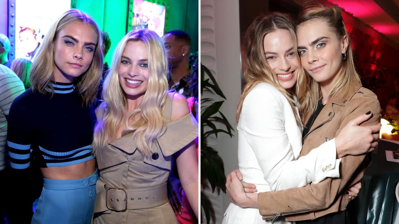 Margot Robbie y Cara Delevingne
