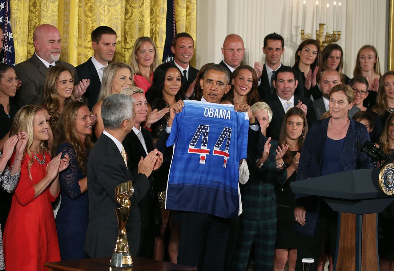 Barack Obama recibió a las Campeonas Mundiales de Fútbol