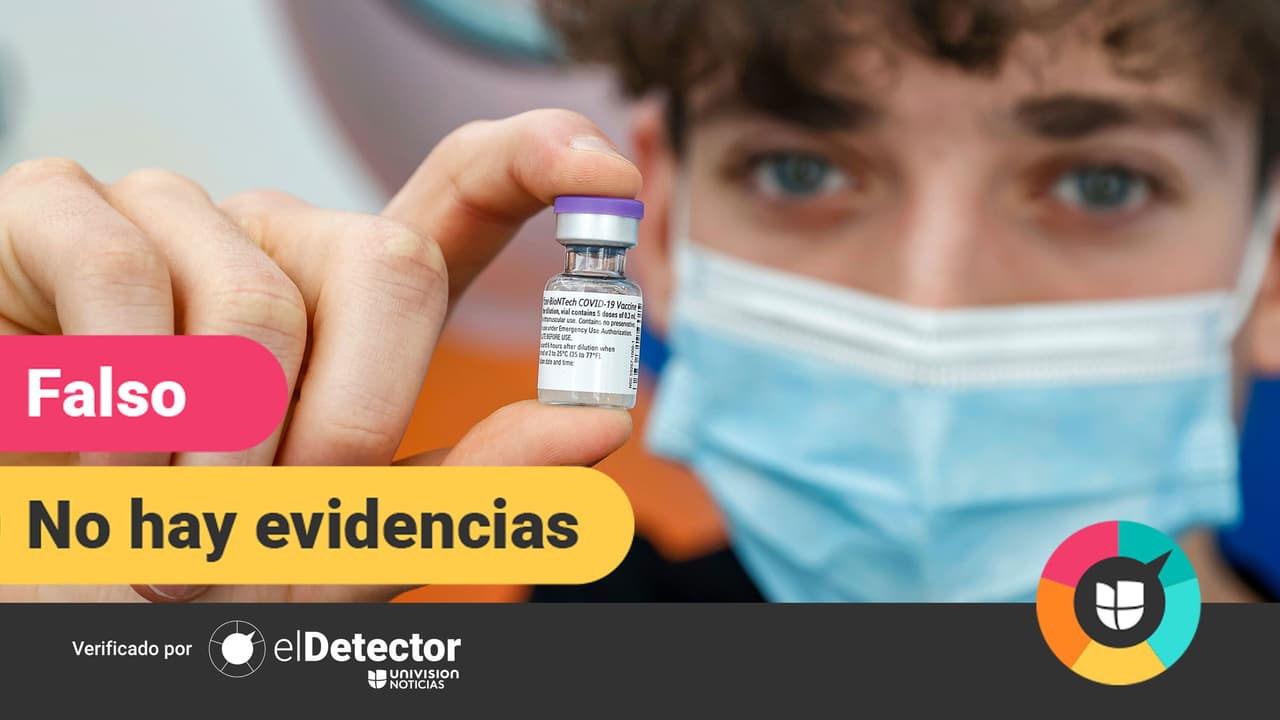 Es falso que la vacuna para los adolescentes de 12 a 15 años sea más riesgosa que enfermar gravemente por covid-19