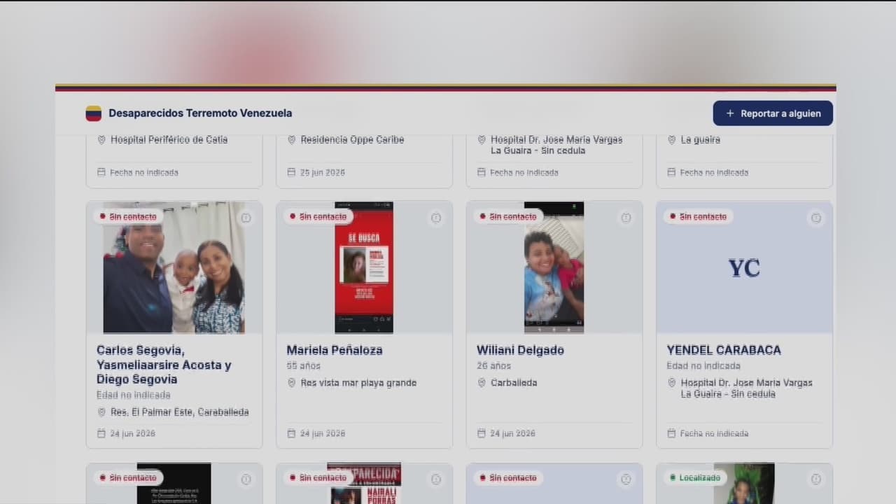 Cómo buscar a personas desaparecidas por terremotos en Venezuela: Conoce esta herramienta