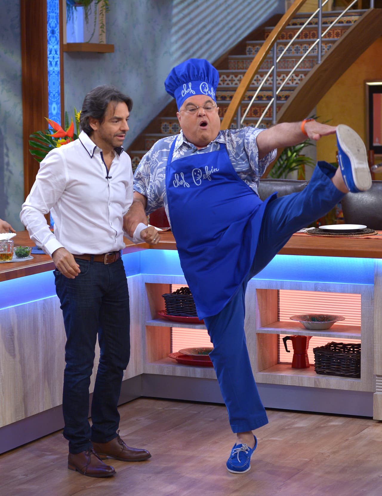 ¿Qué tal? Derbez quedó impresionado con la flexibilidad de nuestro chef.