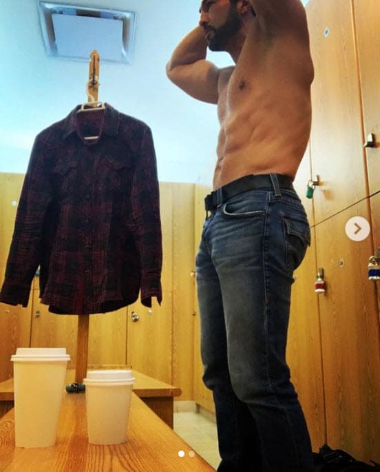 "No, 
<b>para eso me mato en el gimnasio</b>, para tener el físico con el que uno se siente agusto", aclaró. 
<br>