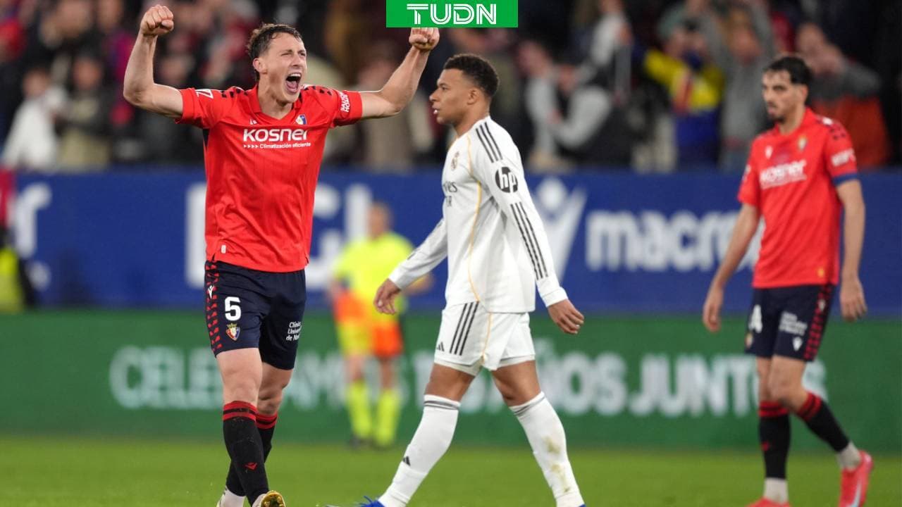 Raúl García hace un poema de gol sobre el tiempo y Osasuna vence al Real Madrid