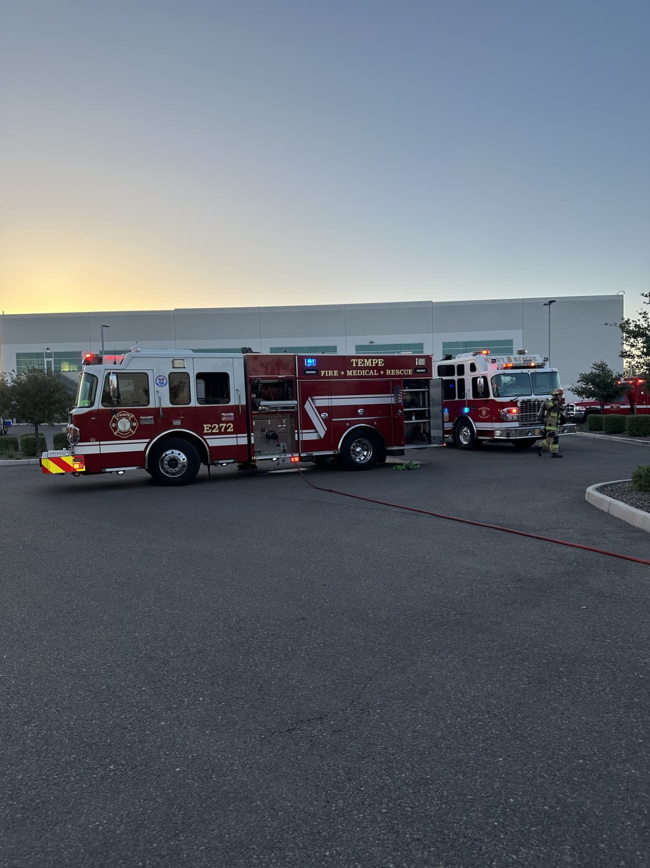 Se incedian cuatro camiones eléctricos en el almacén de la empresa Nikola