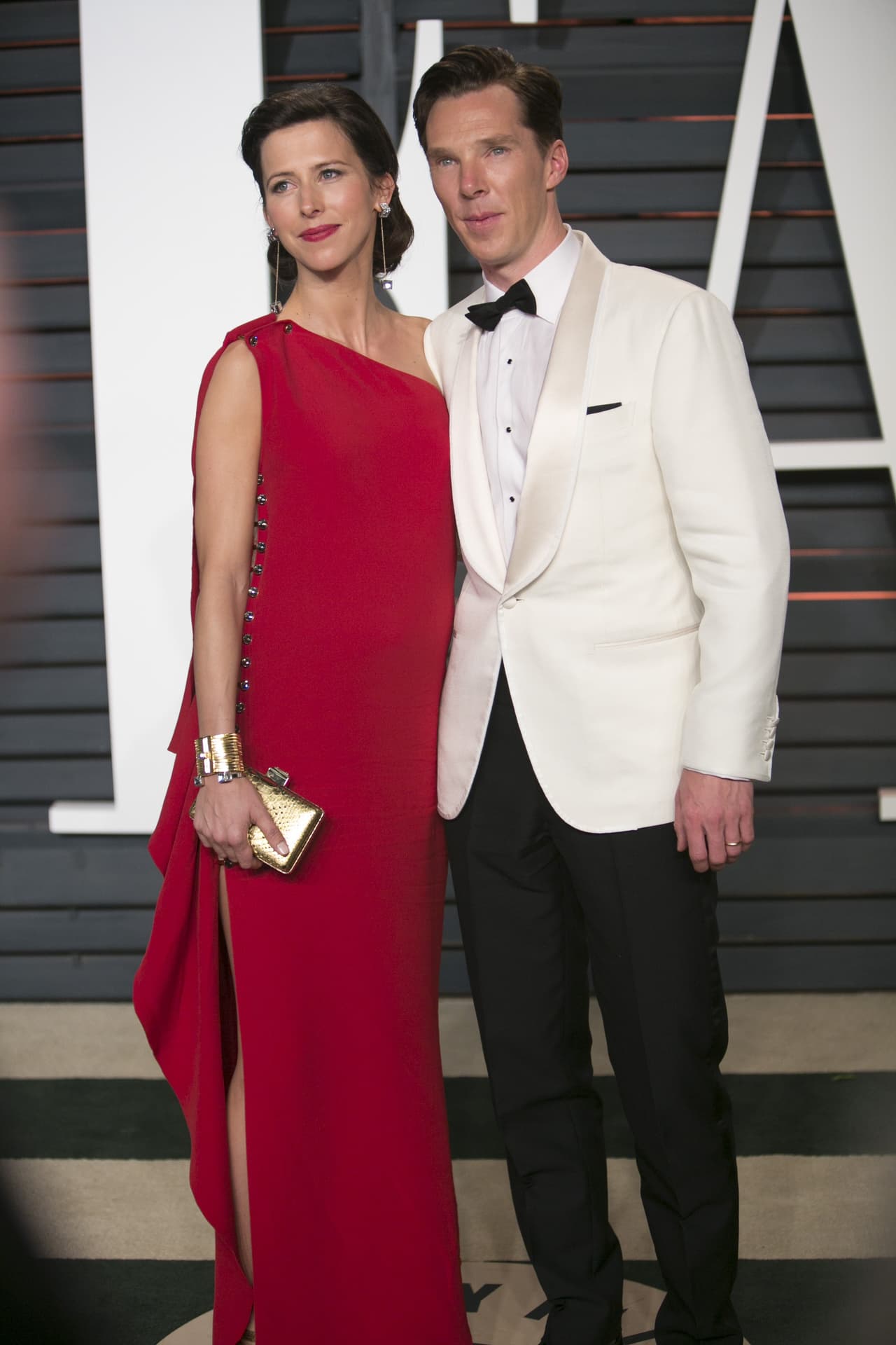 Sophie Hunter y Benedict Cumberbatch fueron considerados como una de las parejas mejores vestidas.